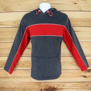 Aero XT Pullover‎ Hoodie Mens Size S Gray 100% Polyester Fleece Pockets